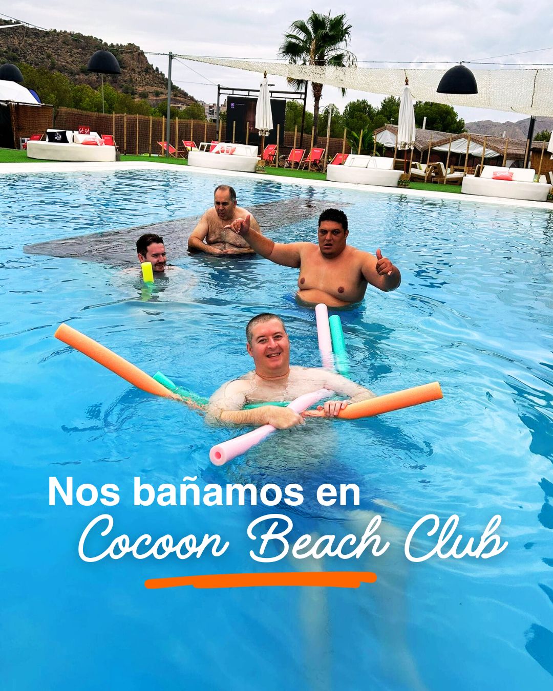 Agosto: Nos bañamos en Cocoon Beach Club